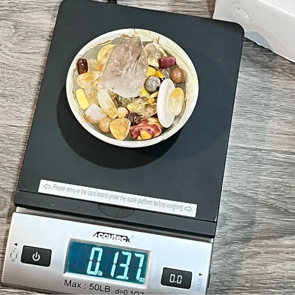 Smoky Quartz point, Mookite Jasper Heart, Green & Yellow Acorns, Onyx Bowl - Picture 17 of 17